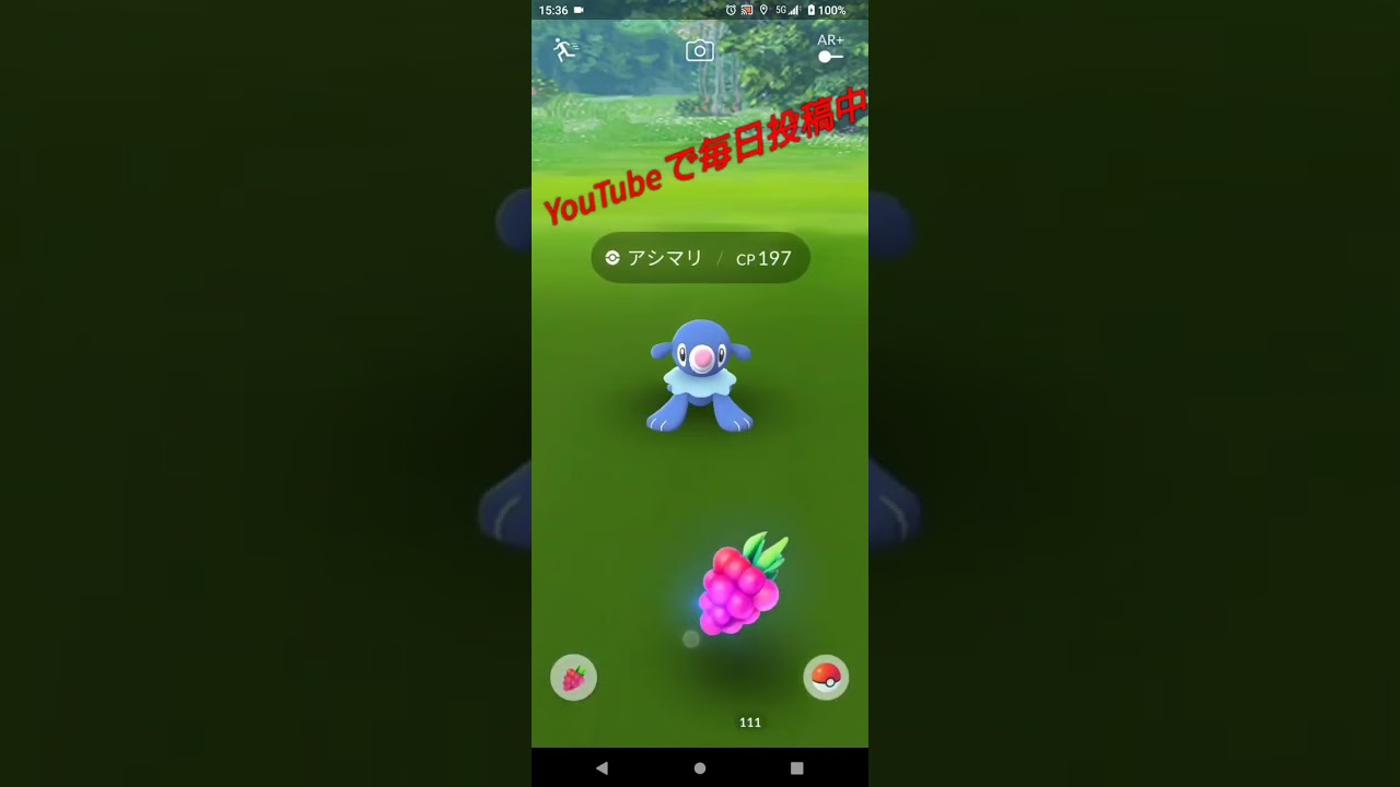 【ポケモンGO】アシマリGET！