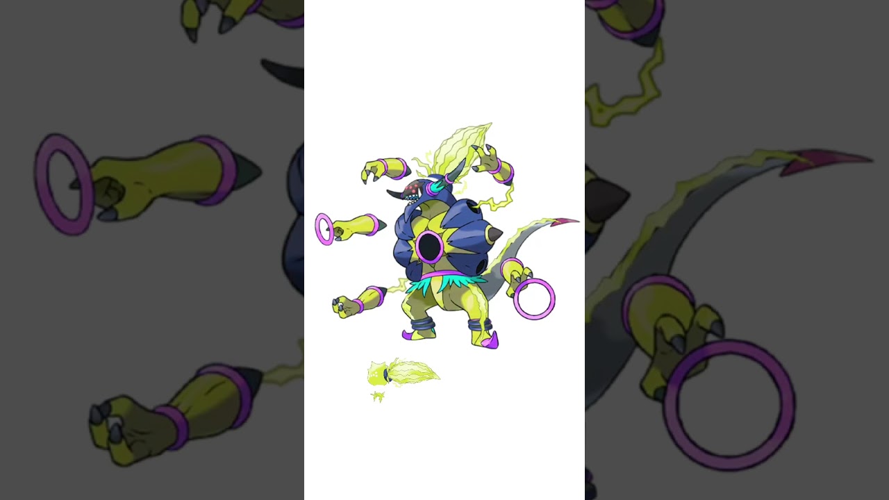 合成ポケモン。フーパ＋レジエレキの電気魔人