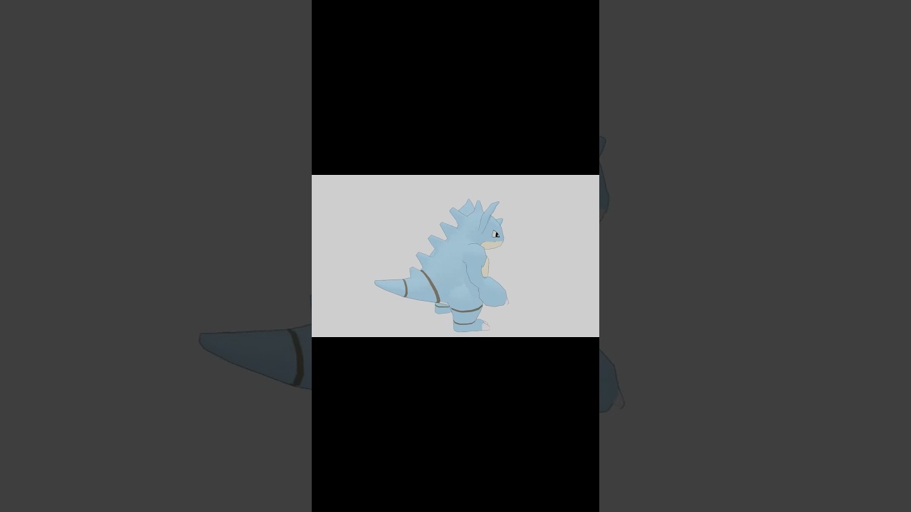 一日一体モデリング　二十四日目　ニドクイン