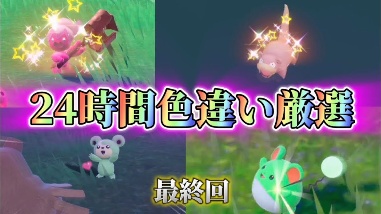 24時間色違い厳選して色違いBOX作るのがやばすぎるw 【ポケモンSV】