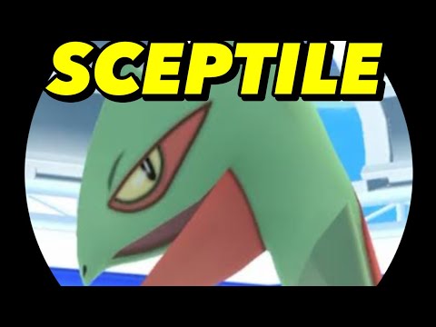 【ポケモンGO】メガジュカインさんをウキウキでソロ討伐するレイドちゃん#shorts 【mega sceptile solo】477