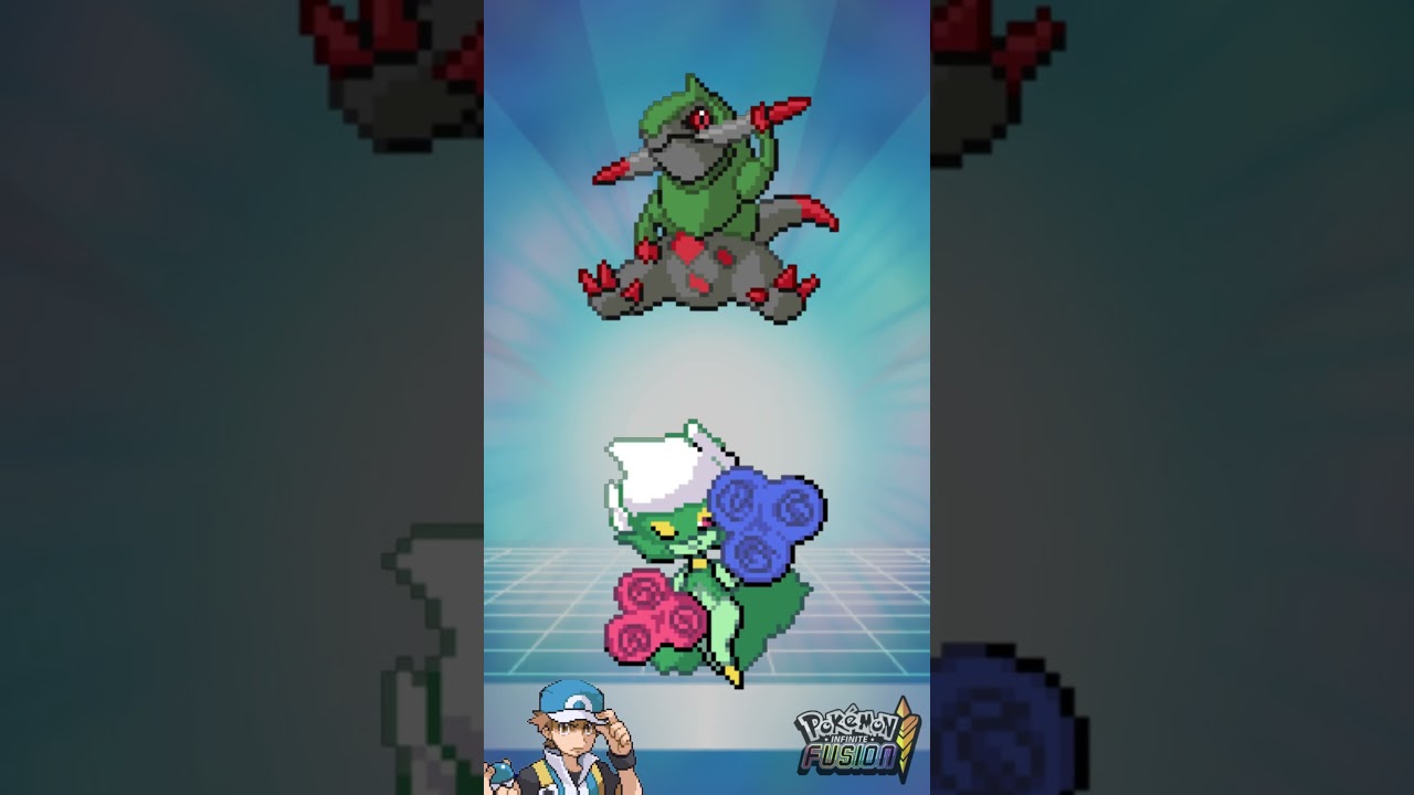 Larvesta fuse Reshiram Roserade Zweilous Ep236 #short #pokemon #pokémon #pokemoninfinitefusion