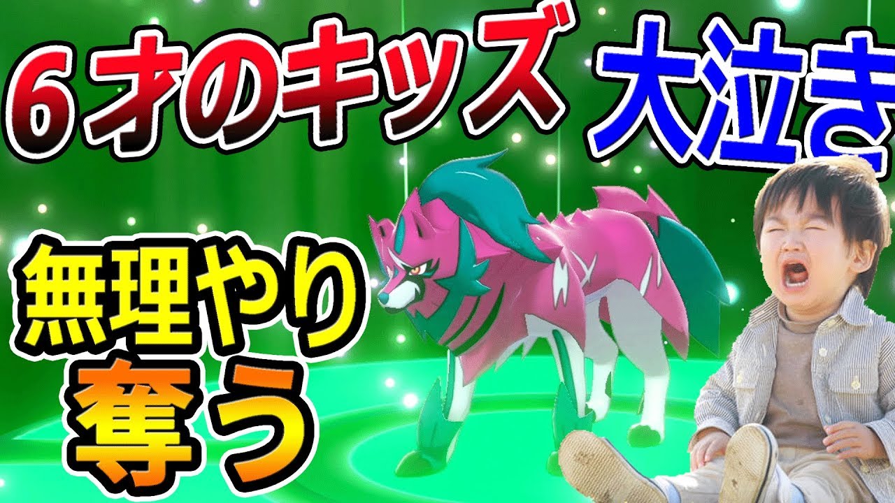 【ポケモン】6才のキッズが一番大切にしているポケモンを奪ったら大泣きしだしたｗｗ　【こーちゃん実況】