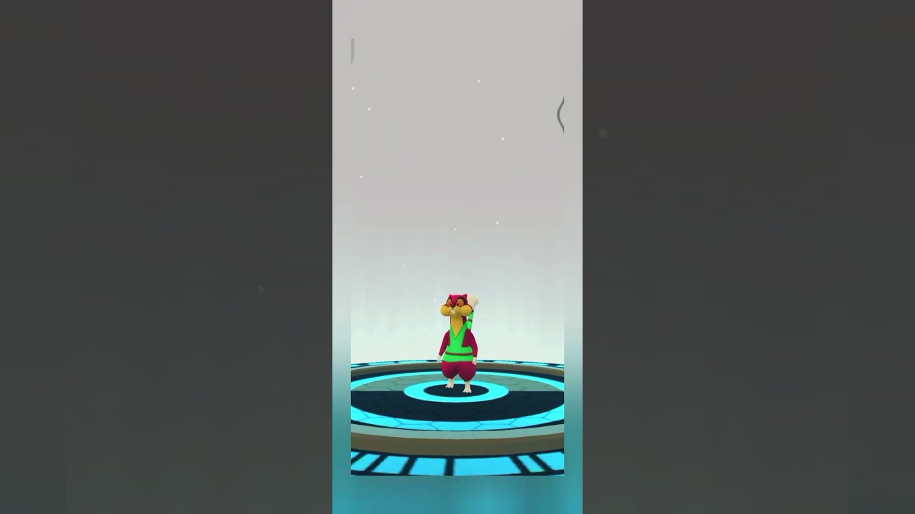 Shiny Patrat evolve into Watchog! || #pokemongo #shinypokemon #shorts