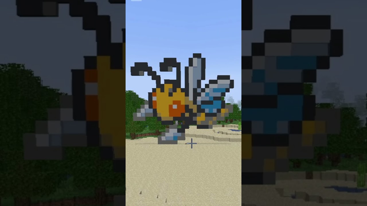 ポケモンたんぱんこぞうが本気になったシード発見！？スピアーをくりだされたときの反応(前回前々回動画視聴推奨)※ヤラセです【マイクラ】【Minecraft】 #shorts