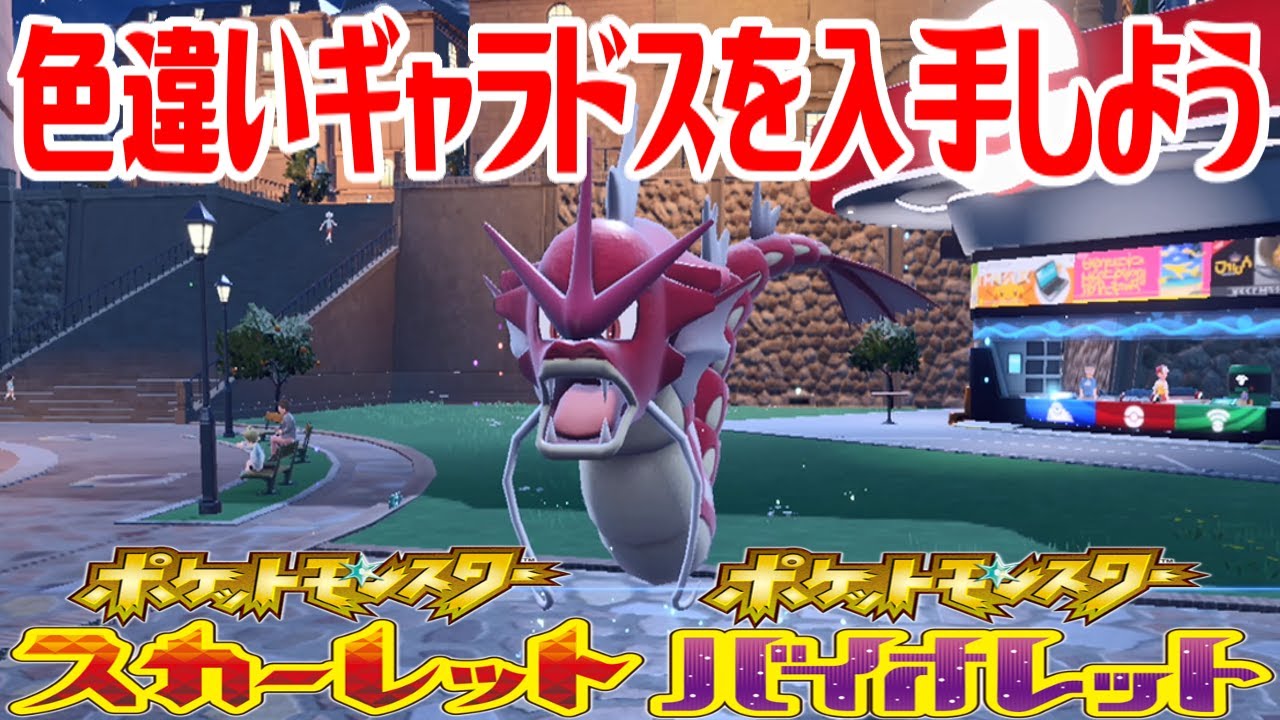 【ポケモンSV】色違いギャラドスを入手しよう 進化入手【ポケットモンスター スカーレット・バイオレット】Pocket Monsters