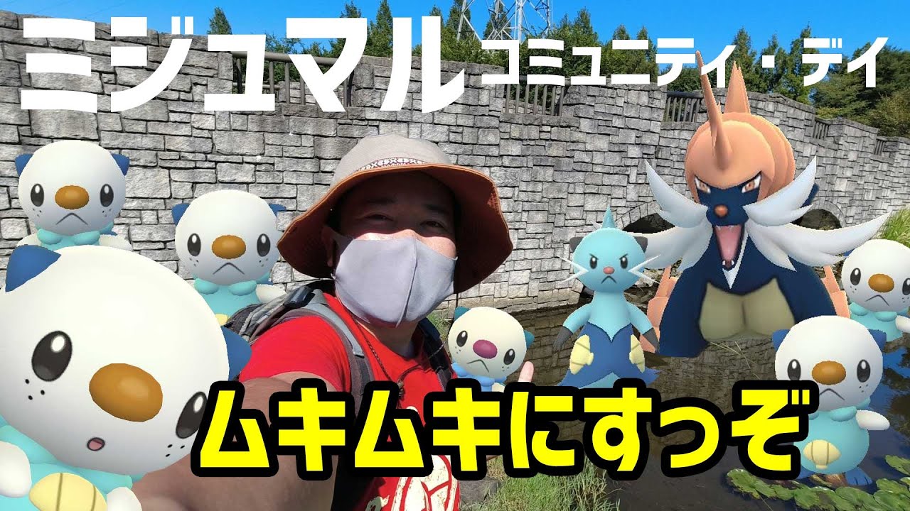 【ポケモンGO】ムキムキ分の飴XLを集めたい！ミジュマルのコミュニティデイ