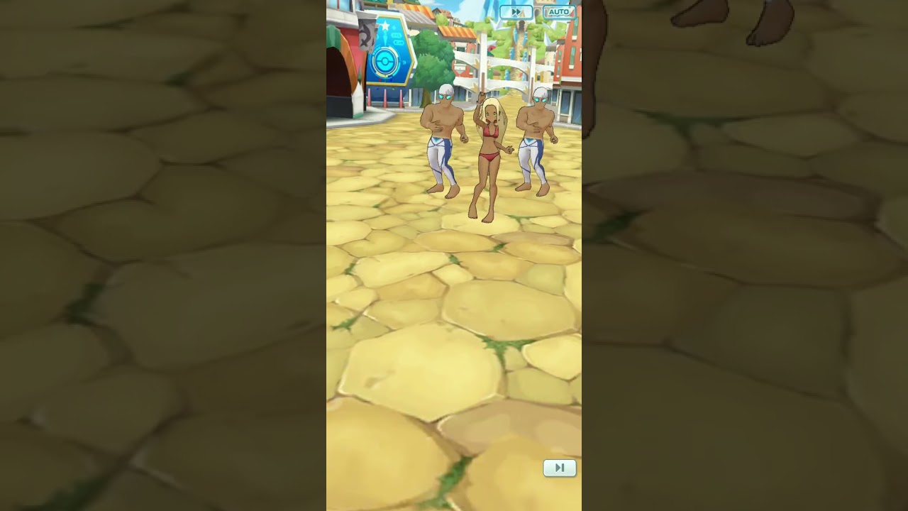 ポケモンマスターズ　ビキニのおねえさん（スターミー）バディーズわざ