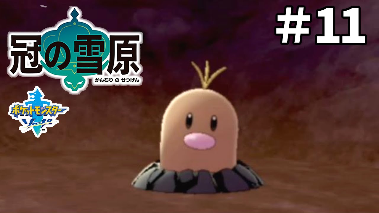 #11 今さらやるディグダ探し～伝説ポケモンといっしょ～【ポケモン剣盾DLC・冠の雪原実況プレイ】