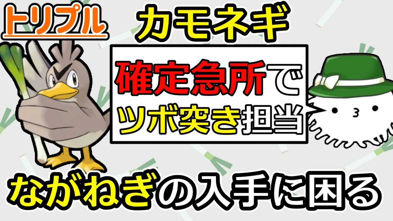 けだまメモ的クイック解説　その１　カモネギ