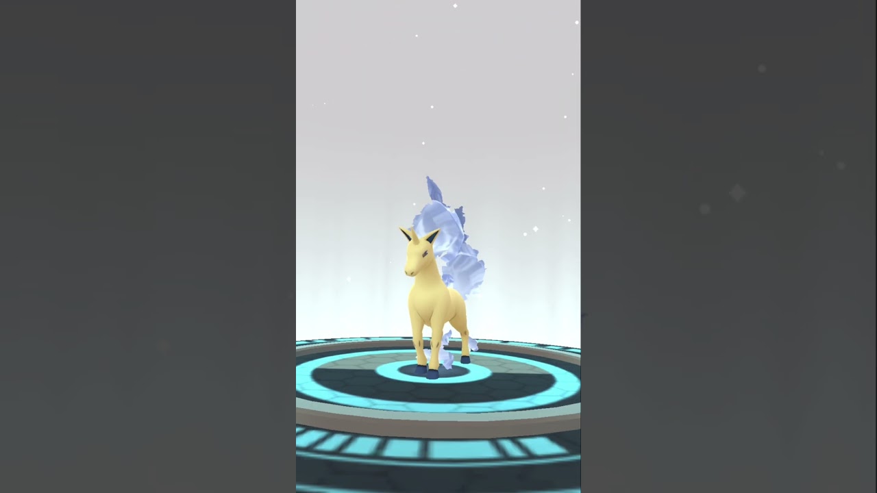 かがやくポニータの進化✨　かっけぇ✨　#ポケモンgo #pokmongo #pokemongo #pokemon #pokemongame #shiny