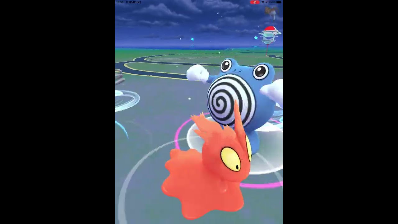 【ポケモンGO】野生のニョロゾに遭遇！