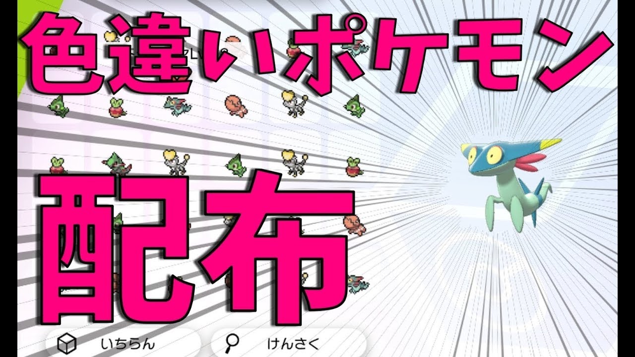 【ポケモン剣盾】色違いポケモン（ドラメシヤ、ヒトツキ、ダルマッカ）など配布！