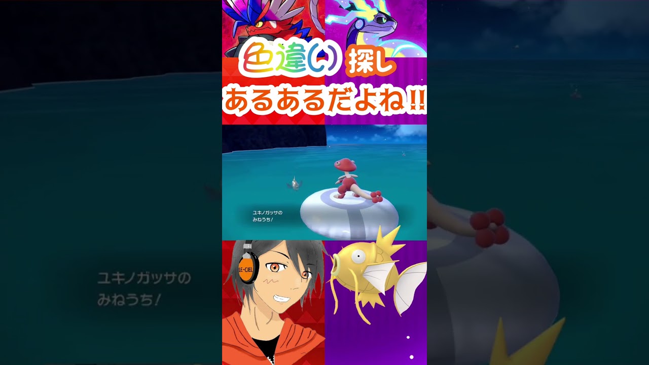 色違い探しあるある②【＃ポケモンSV】＃色違い #コイキング ＃shorts