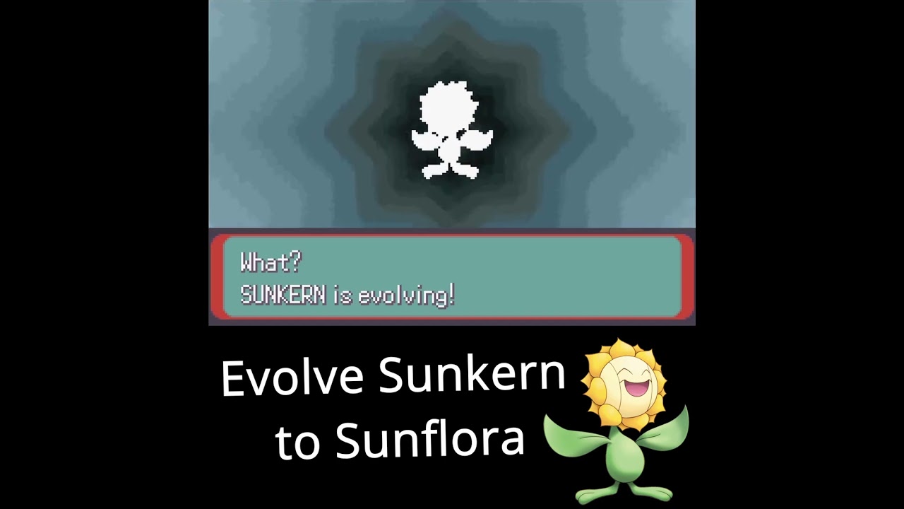 get Sunflora in Pokémon Emerald 🌻 #shorts