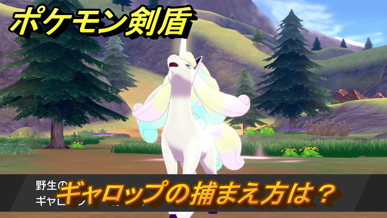ポケモン剣盾　ギャロップの出現場所は？オススメの場所は？天気は？ポケモン図鑑コンプへの道！　最新版【ポケモンソード・シールド】