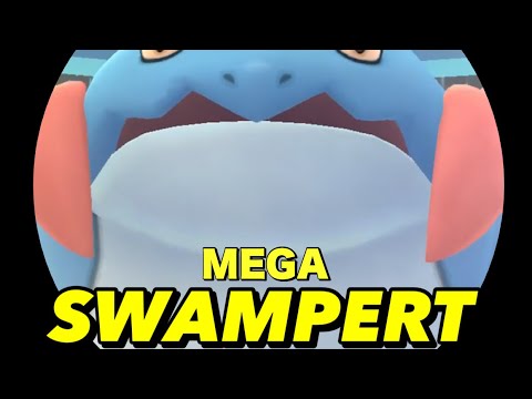 【ポケモンGO】メガラグラージを雨でもウキウキでソロ討伐するレイドちゃん#shorts 【mega swampert solo】471