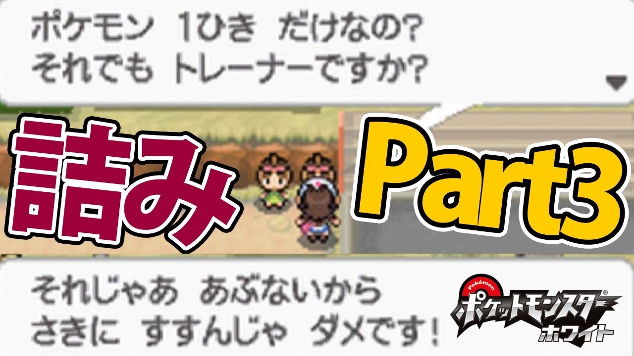 ツタージャ1匹だけでホワイトをクリアする Part3 【ポケモン】