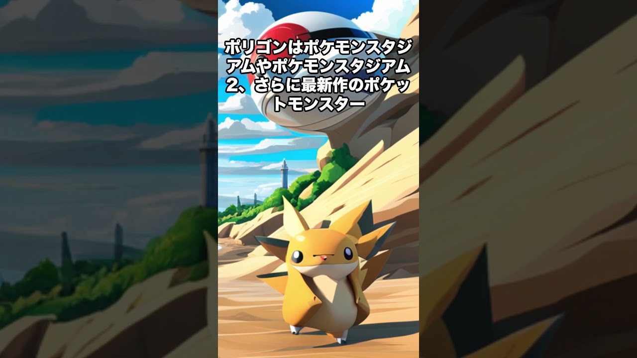 AIが本気で考えたポリゴンの画像と説明文が酷すぎた #shorts #ポケモン