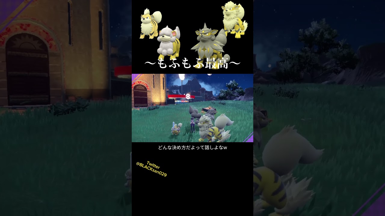 【ポケモンSV】通常とヒスイのガーディ、ウィンディの見比べ〜 #ポケモンsv #ポケットモンスター #色違い #色違い厳選 #ガーディ #ウィンディ #ヒスイ #もふもふ #shorts