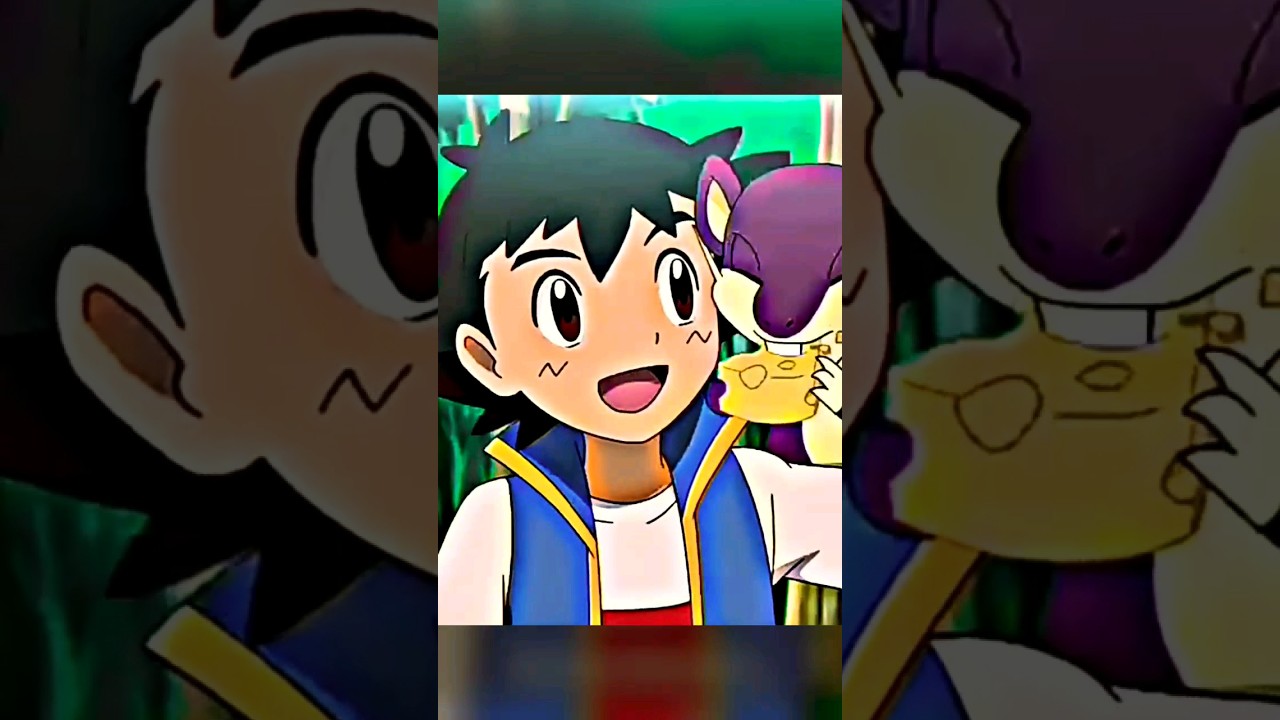 Ash Brock And Misty Was Helping Rattata And Spearow 💖💖 #pokemon #ashketchum