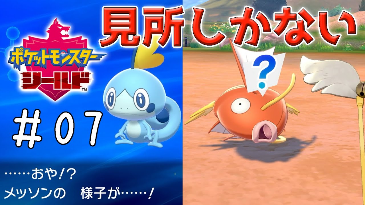 メッソンが進化する一方、コイキングは跳ねた【ポケモン剣盾 #7】