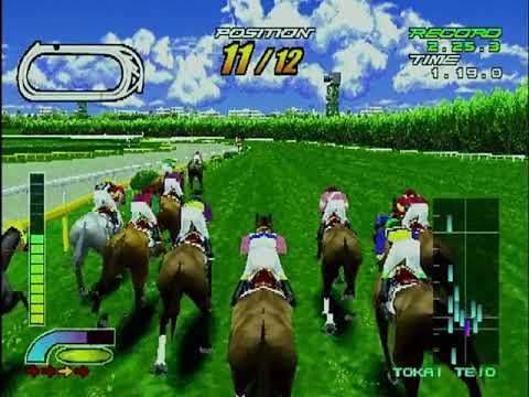 ギャロップレーサー２「基板」練習プレイ　[Arcade Game] Gallop Racer2