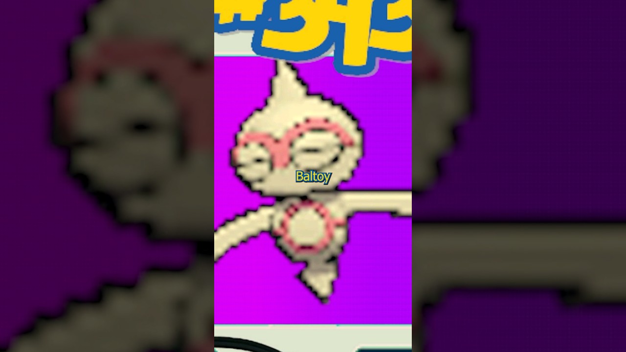 Pokémon Fact! No.343 - Baltoy #baltoy #regirobshot #pokemon #gaming #scarlet #violet #nintendo