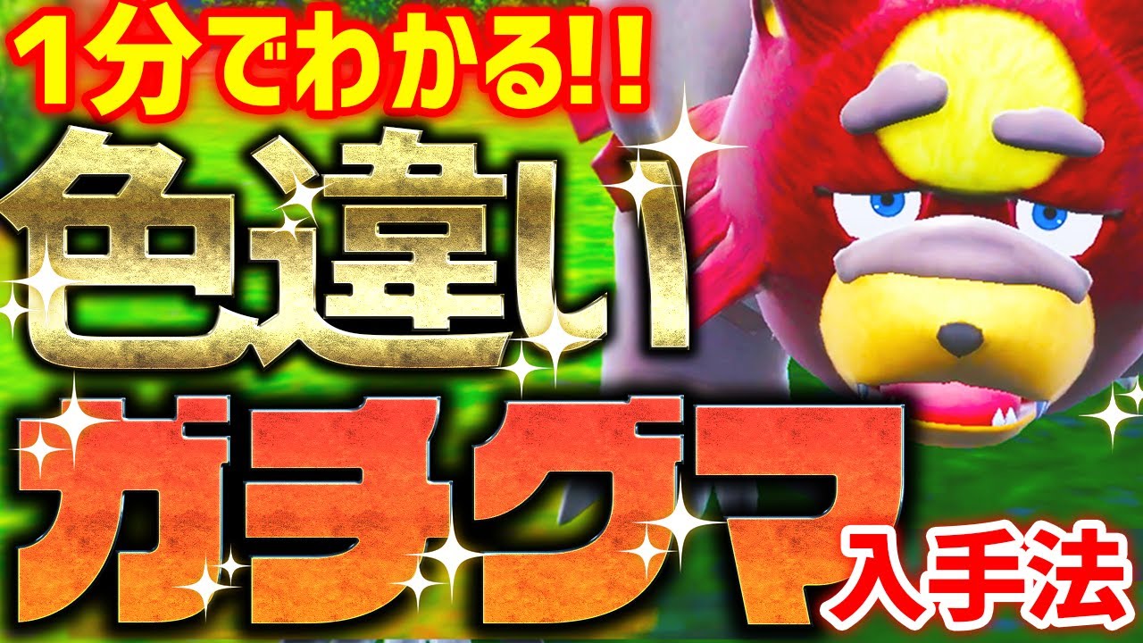 【1分で分かる】色違いガチグマをとんでもなく簡単に入手する方法 ＆ 5分で分かるピートブロックの簡単入手方法【ポケモンSV 色違い厳選】