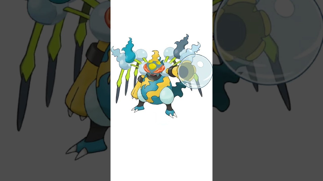 ブーバーン＋オニシズクモ 合成。炎と泡の謎ポケモン