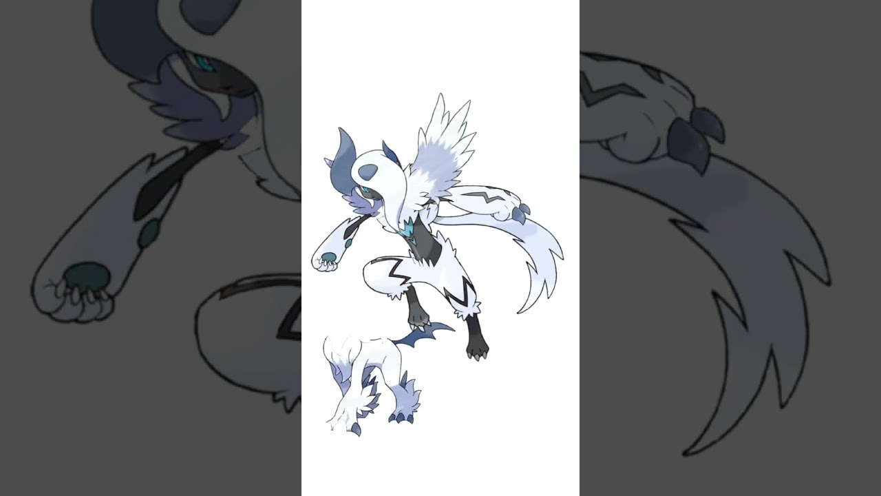 合成ポケモン。メガアブソルにゼラオラ足した人型アブソル