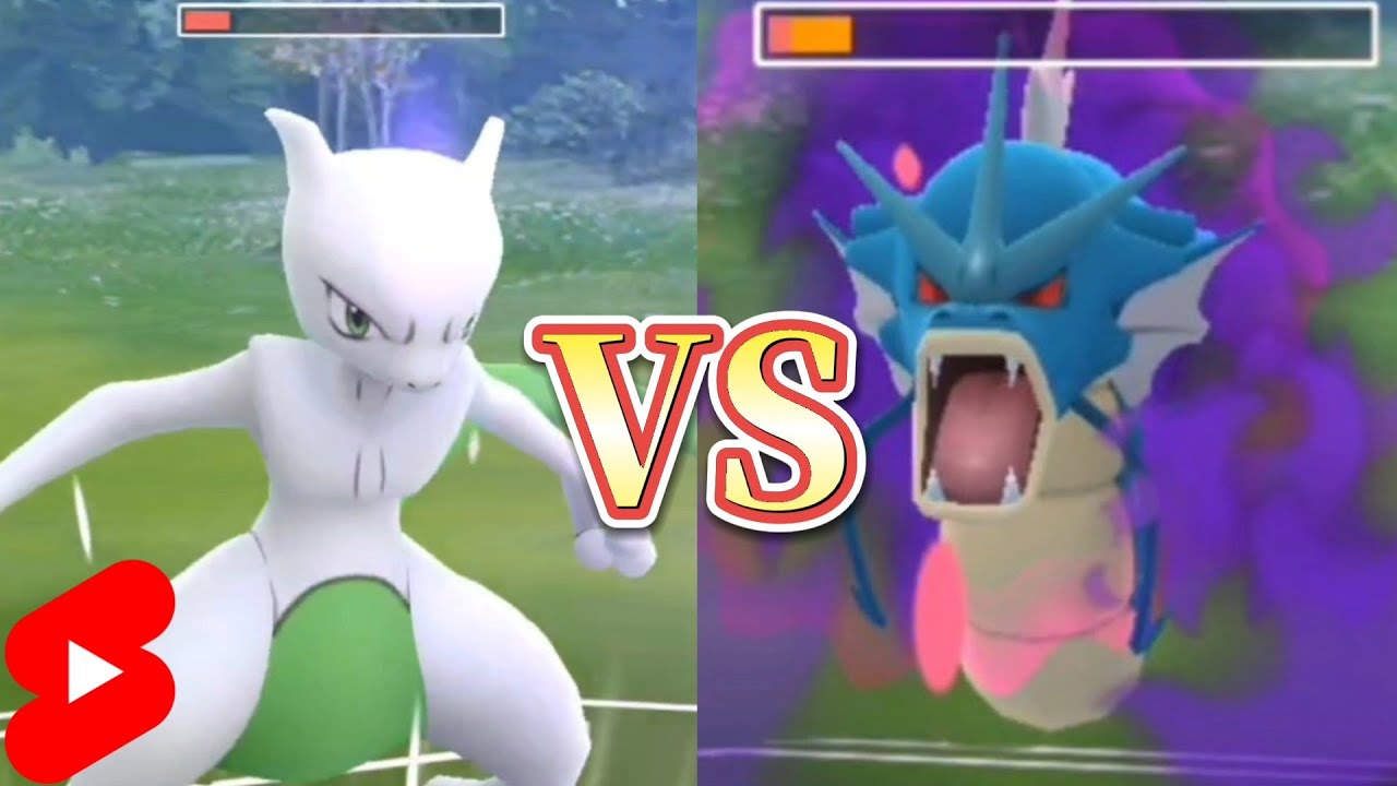 【まさかの相討ち!?】色違いミュウツー VS シャドウギャラドス。。ポケモンGO/サイコブレイク/ロケット団/shorts