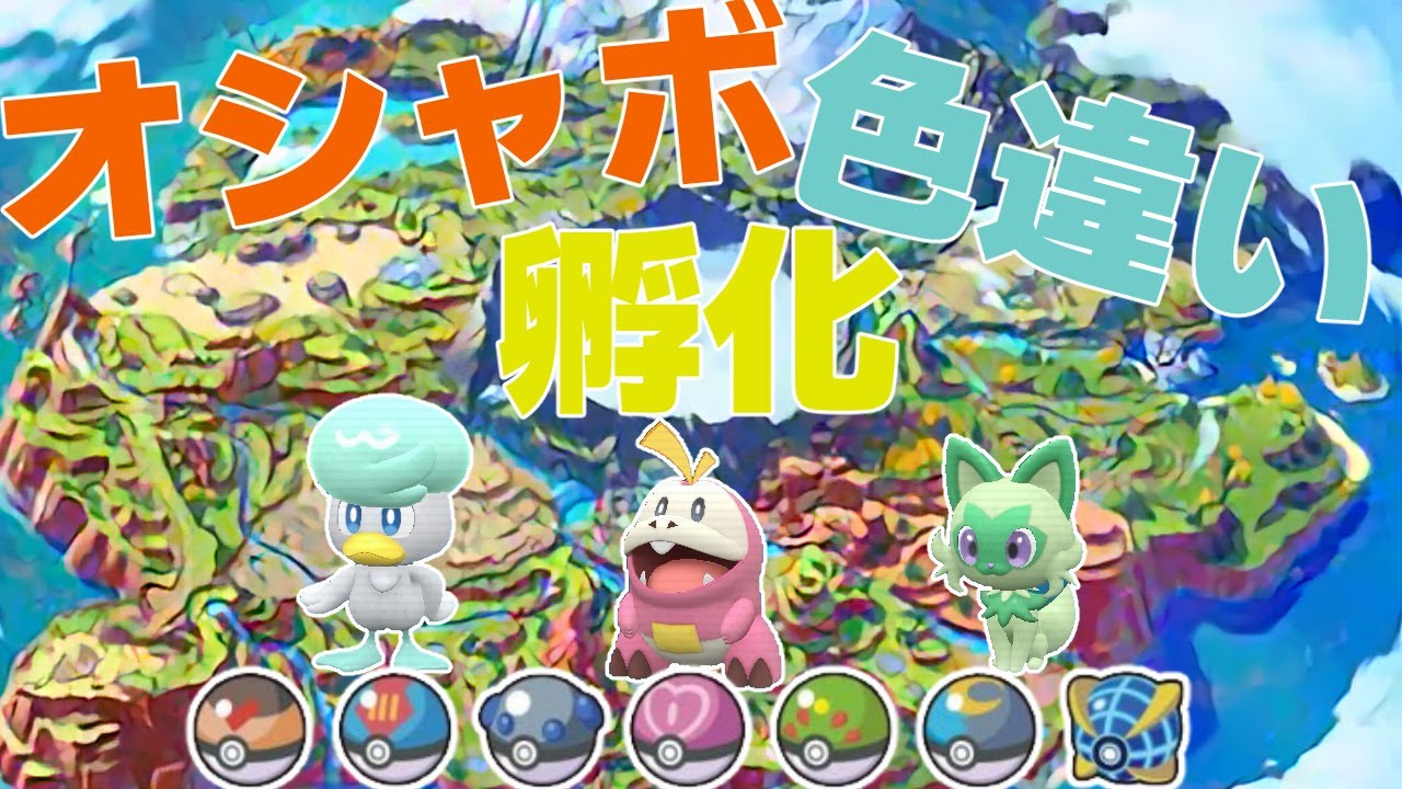 色孵化厳選とオシャボポケモン配布【ポケモンSV】