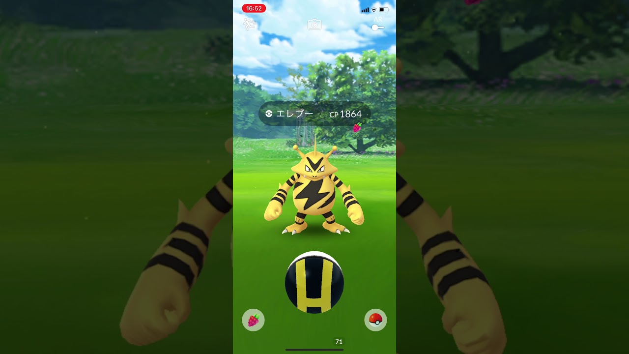 【ポケモンGO】エレブー　エクセレントスロー　＃Shorts