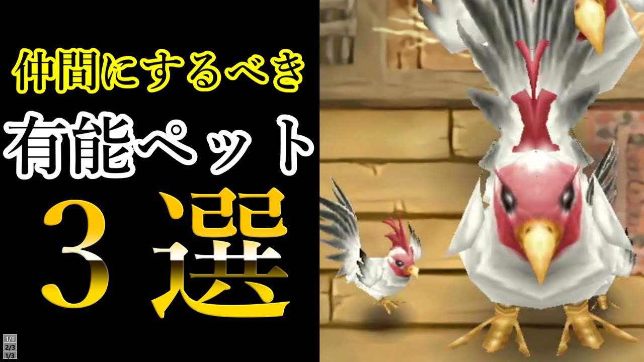 【初心者必見】絶対仲間にするべき有能ペット３選　畜産物編【ルーンファクトリー４スペシャル】