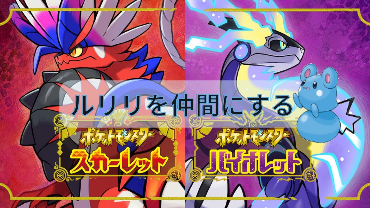 【ポケモンSV】ルリリを探す旅１【初心者】
