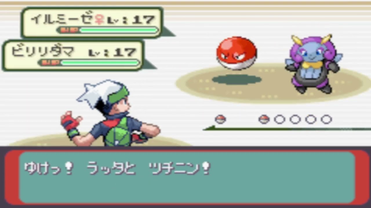 【ポケモンエメラルド】ラッタ一匹でクリアする　part6　VS　テッセン&ミツル（チャレンジ）