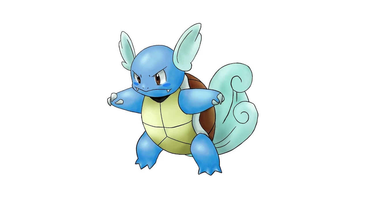 ポケモン描いてみた【カメール】Pokemon drawing Wartortle
