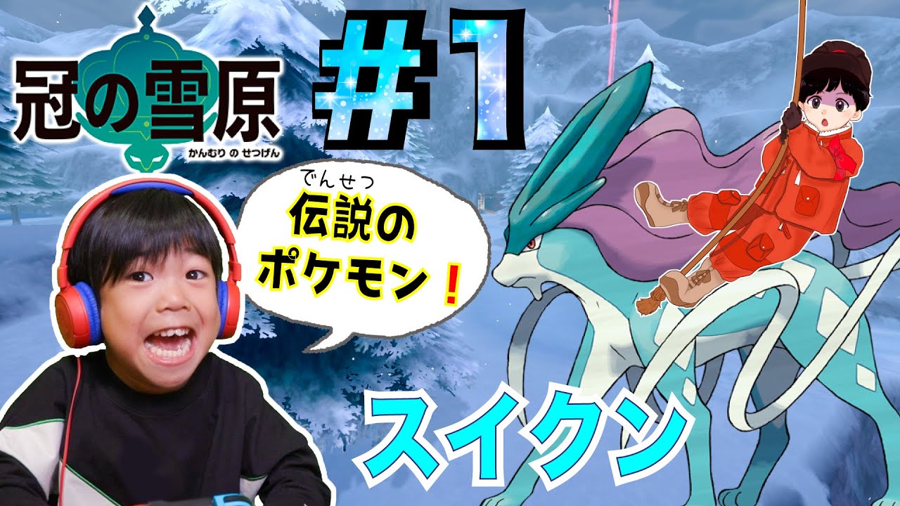 ぎん大興奮！伝説のポケモンきた〜！ポケモンソード冠の雪原#1