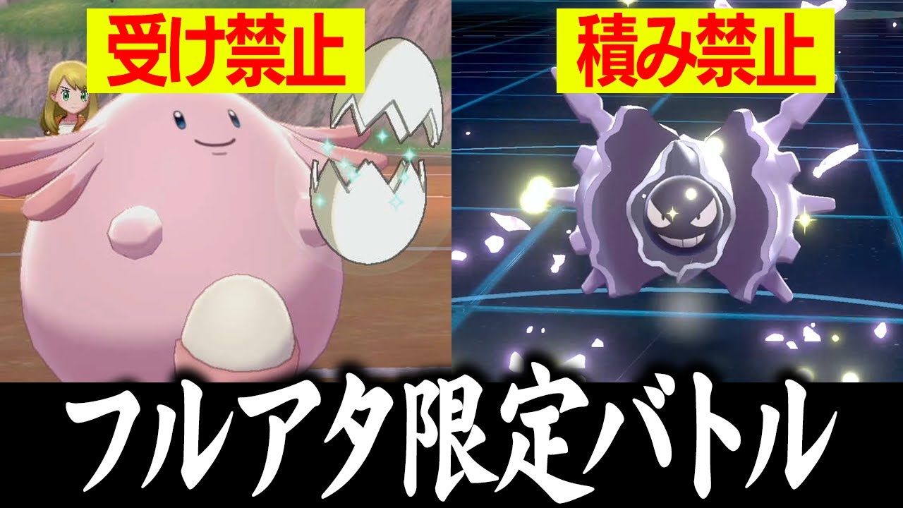 視聴者「TODばっかつまらん」→攻撃技しか使えない対戦にポケモン廃人が挑戦してみた結果…