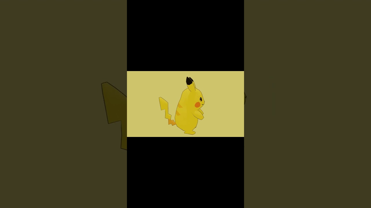 ポケモン　ライチュウへ進化　モデリング十八日目