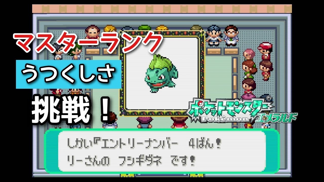 【実況】フシギダネでマスターランクうつくしさコンテストに挑戦！