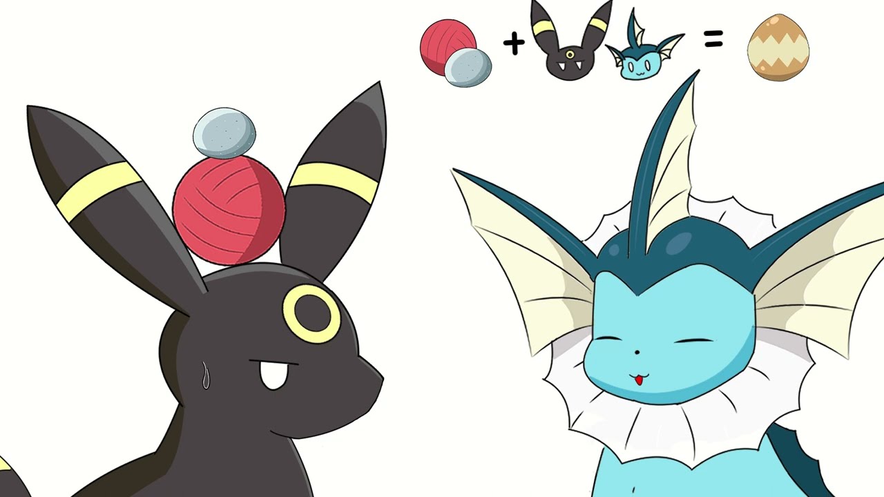 【ポケモン】シャワーズのバースプラン | シャワーズ x ブラッキー | #pokemon  #ポケモン