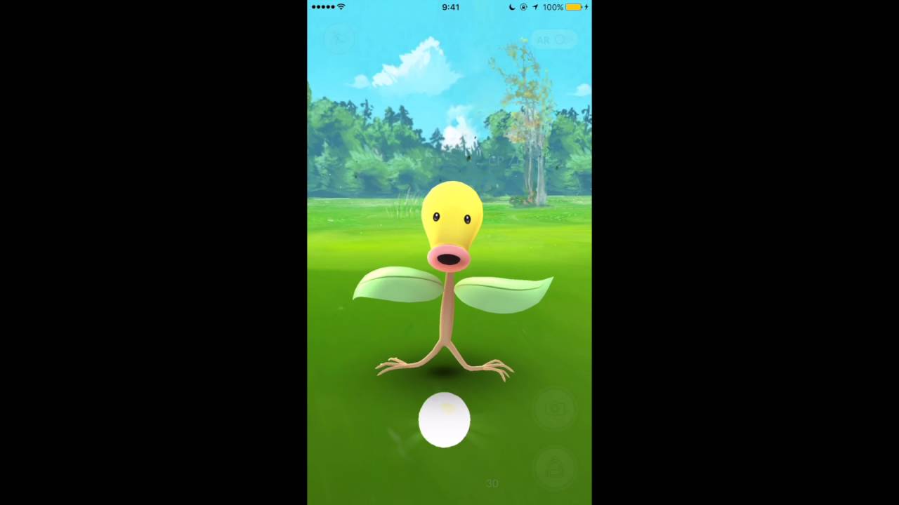 【Pokemon GO】マダツボミ捕まえてみた