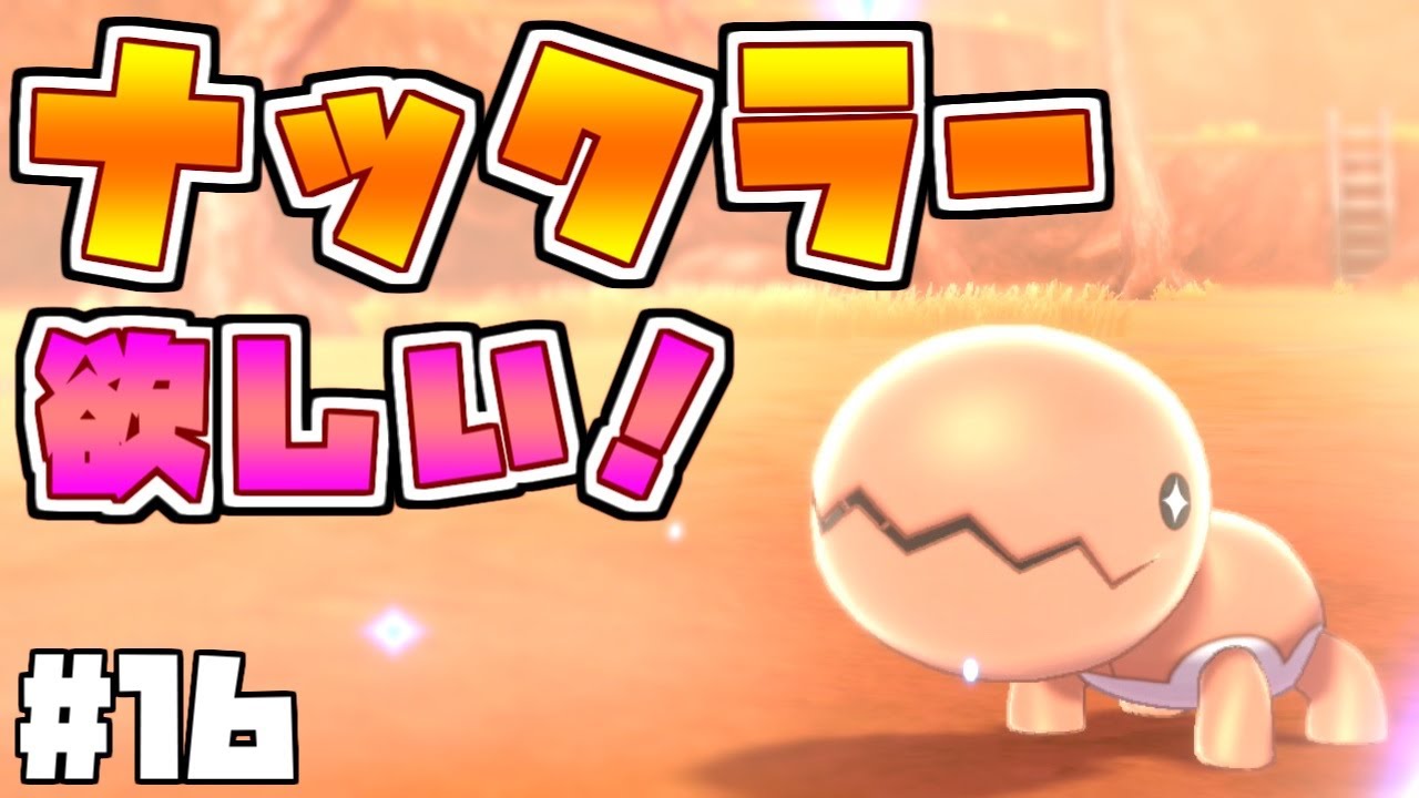 【ポケモン盾】僕はナックラーがほちい…【#16】