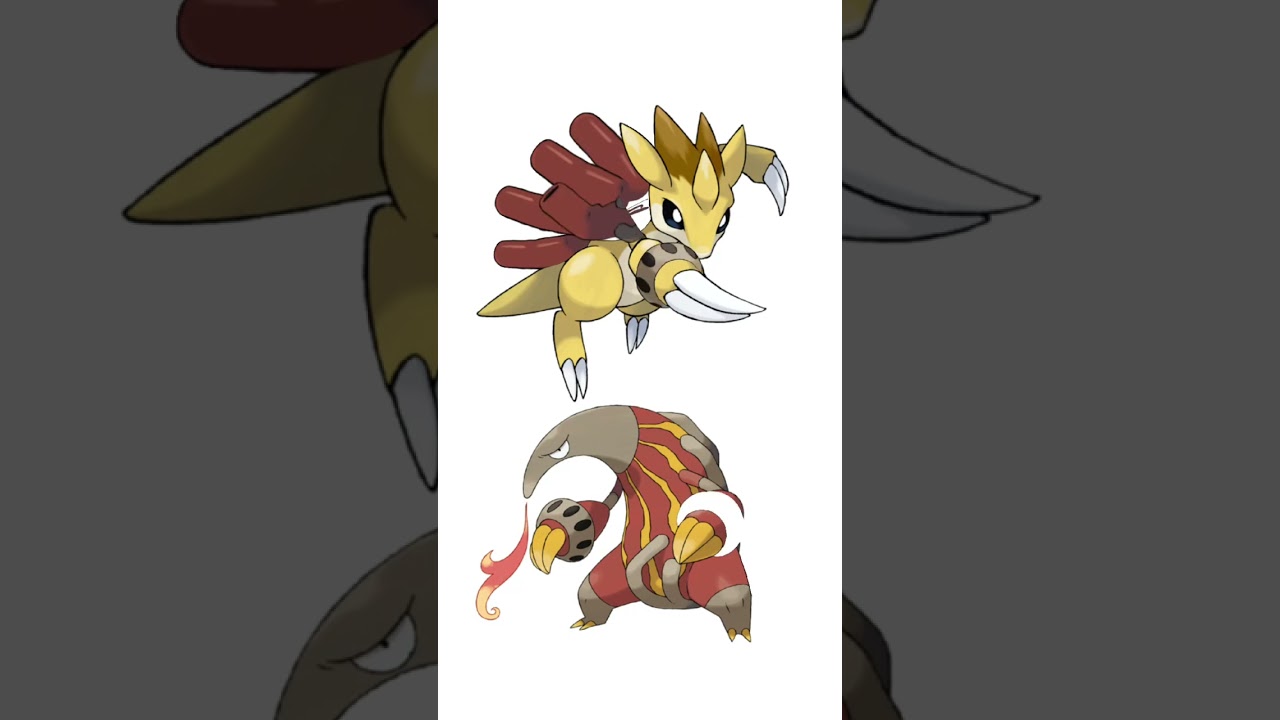 サンドパン＋クイタラン。ジェット噴射で切り裂くポケモン