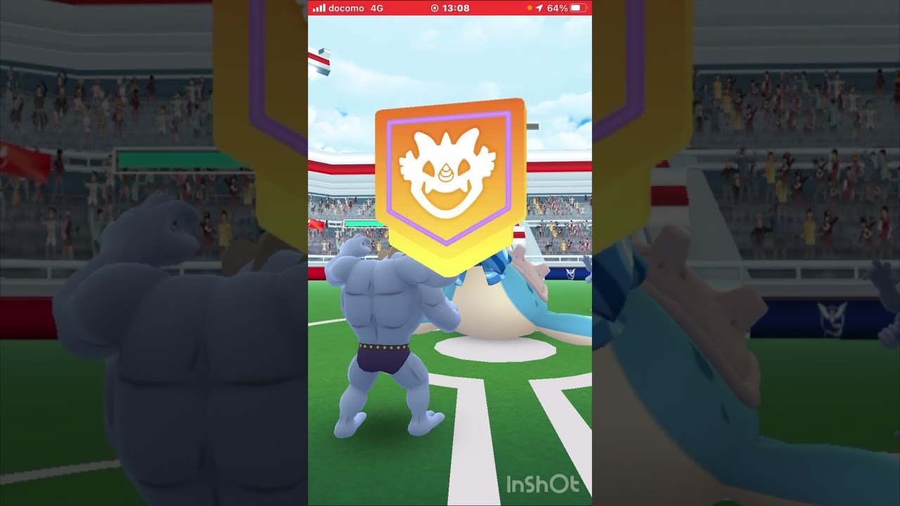 short🎥685回目『無料レイドパス』使い道💪ユクシー強い【ポケモンGO】#ポケモンgo  #shorts   #ゲーム実況