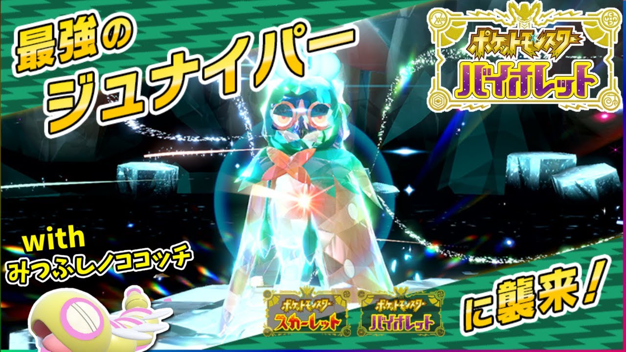 最強のジュナイパー襲来！からの色違いみつふしノココッチ襲来！？【ポケモンSV】