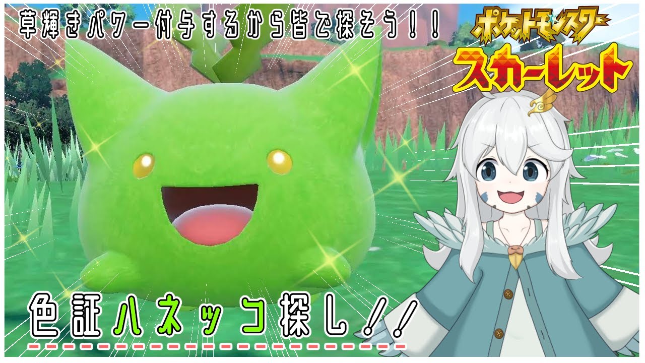【ポケモンSV】色証ハネッコを捕獲したい！！【初見歓迎・参加可能】