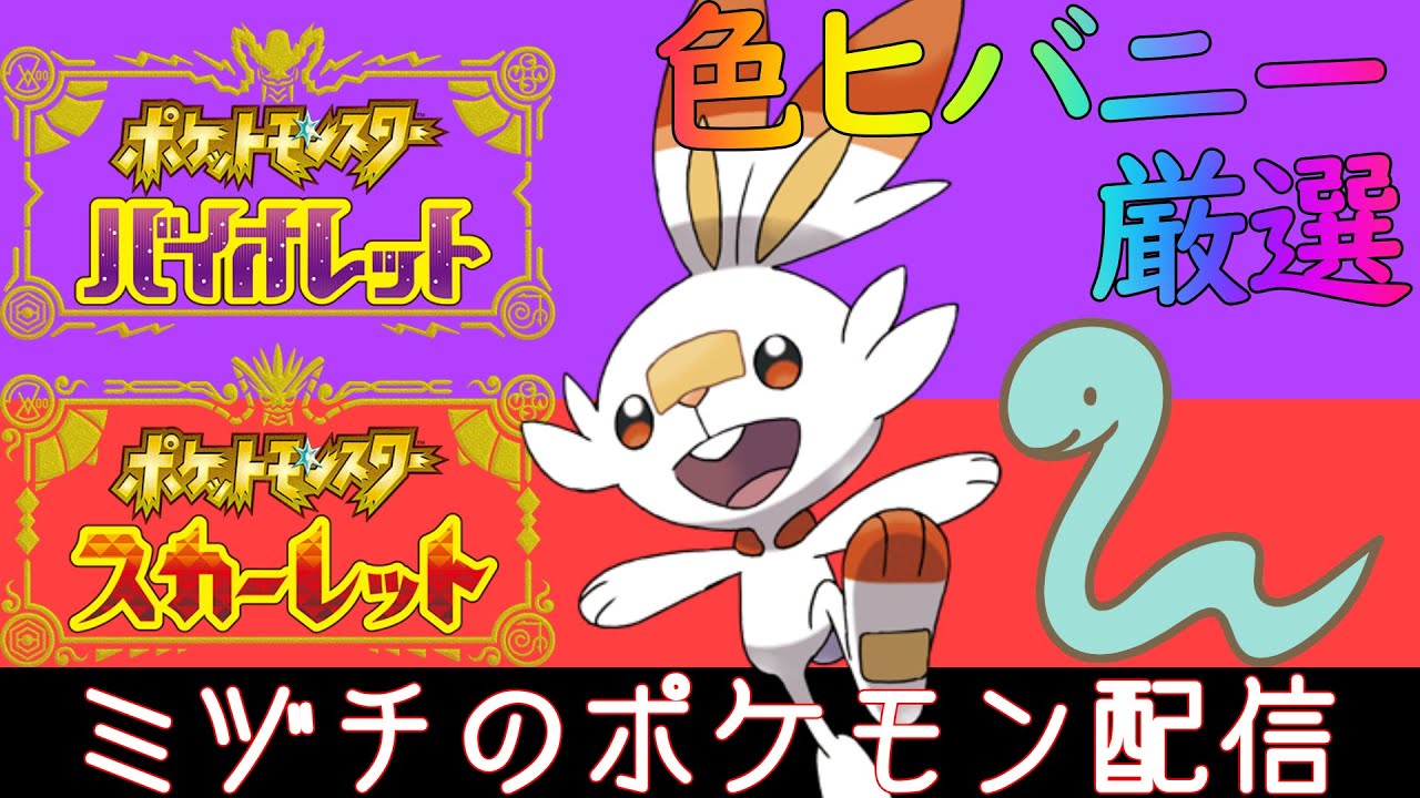 【ポケモンSV】色ヒバニー孵化厳選 Part.2【色違い厳選】
